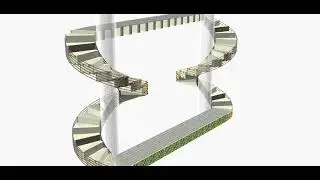 Revolving Spiral Escalator