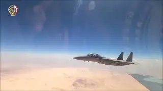 Saudi F-15C/SA training with Egyptian MIG-29M2 and F-16C/D