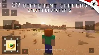 37 SHADERS on Zalith Launcher 2 | Minecraft Java Edition on Mobile