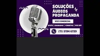 Gravação propaganda spot ótica-Chamadas e vinhetas