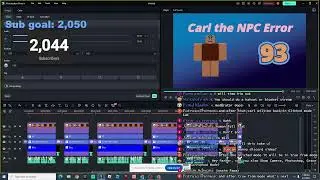 Working on Carl the NPC Error 10 Live Stream