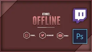 Offline Banner Twitch | Speed Art (PhotoShop)