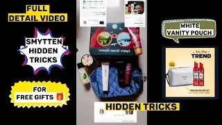 Smytten free gifts🎁|Smytten hidden tricks🔥|#youtubevideo #smytten #mustwatch #hiddentricks#lootoffer