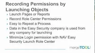 Recording Permissions by Launching Objects