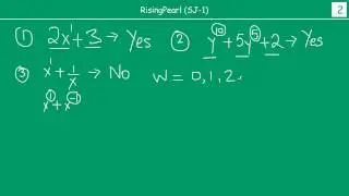 Polynomials or not Polynomials; what are monomials, binomials, trinomials etc?