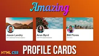 Responsive Profile Cards CSS | CSS Responsive Card