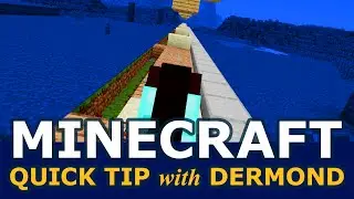 Minecraft Quick Tip: Simple Horse Speed Test / Gauge