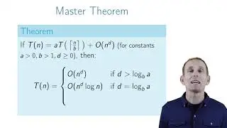 What is the Master Theorem? - Algorithmic Toolbox