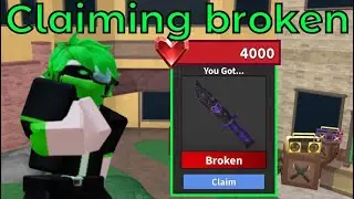 Claiming the new BROKEN LEGENDARY in the mm2 VALENTINES update!!!