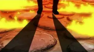 Akainu recovering from the attacks.. most epic villain  in OnePiece