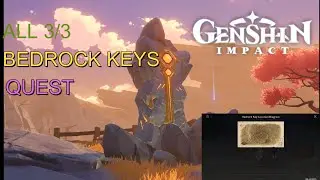 Use the Cage-Shape Object to Destroy the three remaining Bedrock Keys | Genshin Impact
