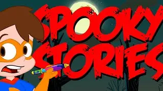 😨 SPOOKY STORIES for KIDS with Drew Pendous | Cool School Cartoons for Kids