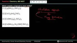 Which complex compound is most stable?