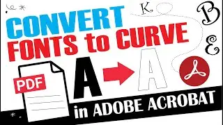 Convert Fonts to Curve in Print-Ready PDFs using #Adobe #Acrobat before sending to PRE-PRESS