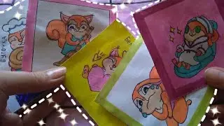 Распаковка/Белла🐿️/Бумажки Хрустяшки 💗💚