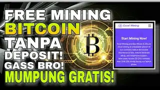 FREE MINING BITCOIN | CUMA TIDUR DIBAYAR BRO! | TANPA DEPOSIT BISA WITHDRAW | GAASSSSSS!!!