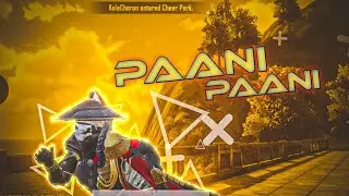 PAANI PAANI slow Edited Montage || Ft.Badshah || PUBG Mobile Montage