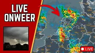 🔴[LIVE] Zwaar Onweer in Nederland en België mogelijk! | Verslag