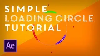 Simple and Creative Loading Wheel Circle in After Effects