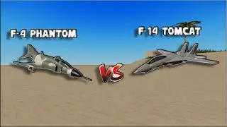 F-4 Phantom vs F-14 Tomcat in War Tycoon
