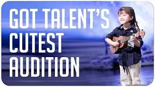 Unbelievably cute!! 6-year old girl sings 'The Show' and plays Ukelele - Thailand's Got Talent #HD