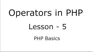Assignment and concatenation operators in php