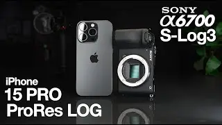 iPhone 15 Pro vs Sony a6700 - LOG Footage BATTLE!!