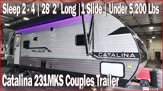 Couples Camper! 2024 Catalina Summit 8 231MKS Travel Trailer by Coachmen RV at Couchs RV Nation