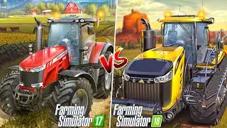 Fs17 vs Fs18 | Mobile vs PC Graphics Compared | Timelapse |