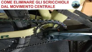 Come eliminare gli scricchiolii dal movimento centrale