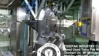 Used Tetra Pak Filling Machine TBA19/250ml Slim Line