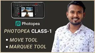 Photopea Bangla Tutorial 2022 II Photopea Mobile Editing Tutorial Class-1, Photoshop On Mobile Phone