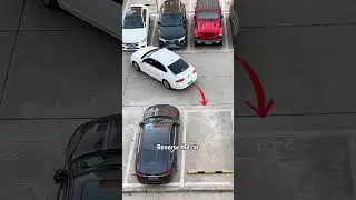 Tips for backing into a parking space!#driving #tips #howto #manual #skills #car