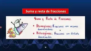 Suma y resta de fracciones homogéneas ✔️​📚​💯
