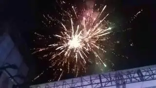Kembang api pesta lemang sibiru biru 2017