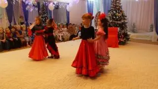 Испанский танец в детском саду.