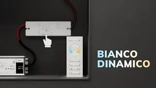 Installazione centralina per striscia LED bianco dinamico | Telecomando Touch
