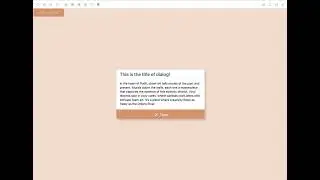 Koval UI: Dialog enter and exit animation demo
