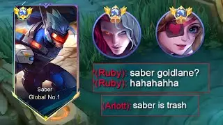 THE BEST SABER PRANK EVER!!🤣(Team auto trashtalk)