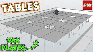Designing CITY TABLES & LEGO'S Mistake!