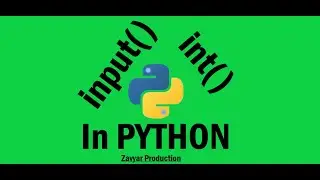 Exploring User Input and Data Conversion with input() and int() function in Python#3