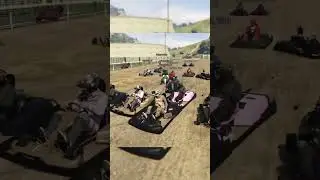 Full lobby of go-karts in GTA