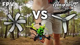 Toothpick : Gemfan 3016 3 blades VS HQprop T63 6 blades