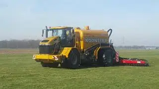 Koonstra aan het bemesten met Terra Gator