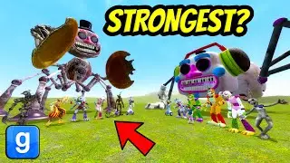 Who is the STRONGEST Of ALL Fnaf Security Breach Animatronics? Garry's Mod