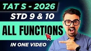All Functions in One Video 😍 | TAT S English Full Explanation 💯