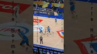 Bad pass, Luka! Margiris Normantas' no-pressure layup #fiba #basketball #lithuania #rytas #vilnius