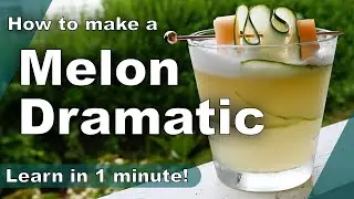 shorties | Cantaloupe Cucumber Cocktail in 1 minute!