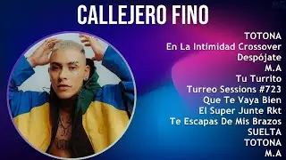 Callejero Fino 2024 MIX Nuevas Canciones - TOTONA, En La Intimidad Crossover #1, Despójate, M.A
