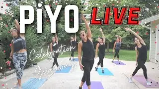 PiYO Workout & Giveaways | Full Body No Equipment | Cardio - Strength - Balance - Yoga